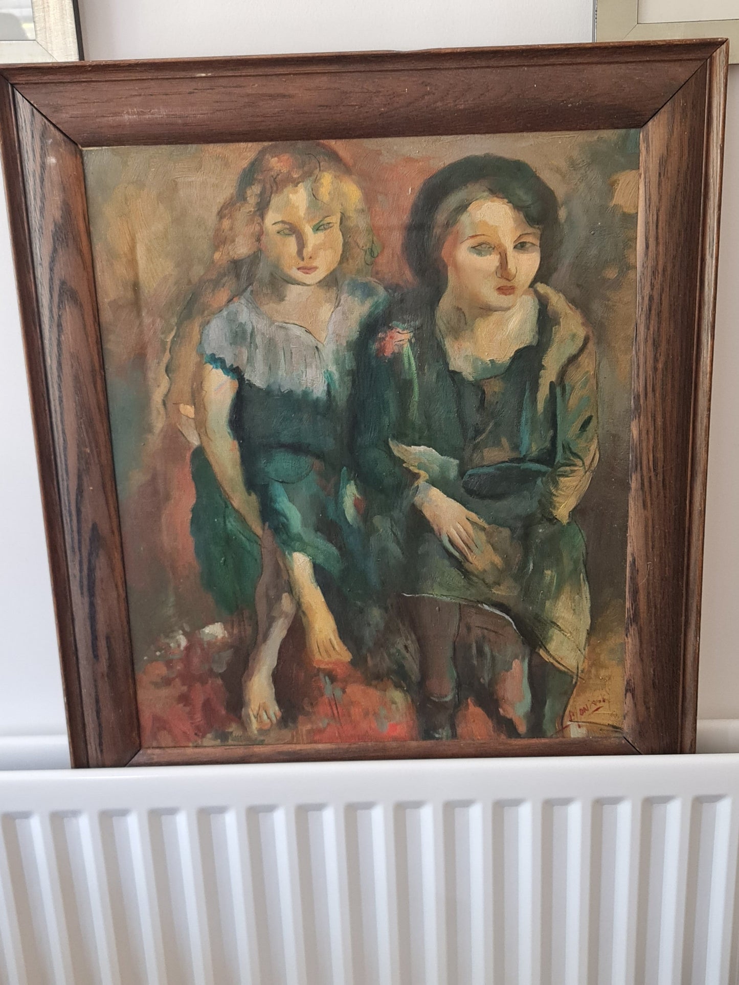 Beautiful Large Enigmatic Oil Signed Meninsky - Possibly Bernard Meninsky