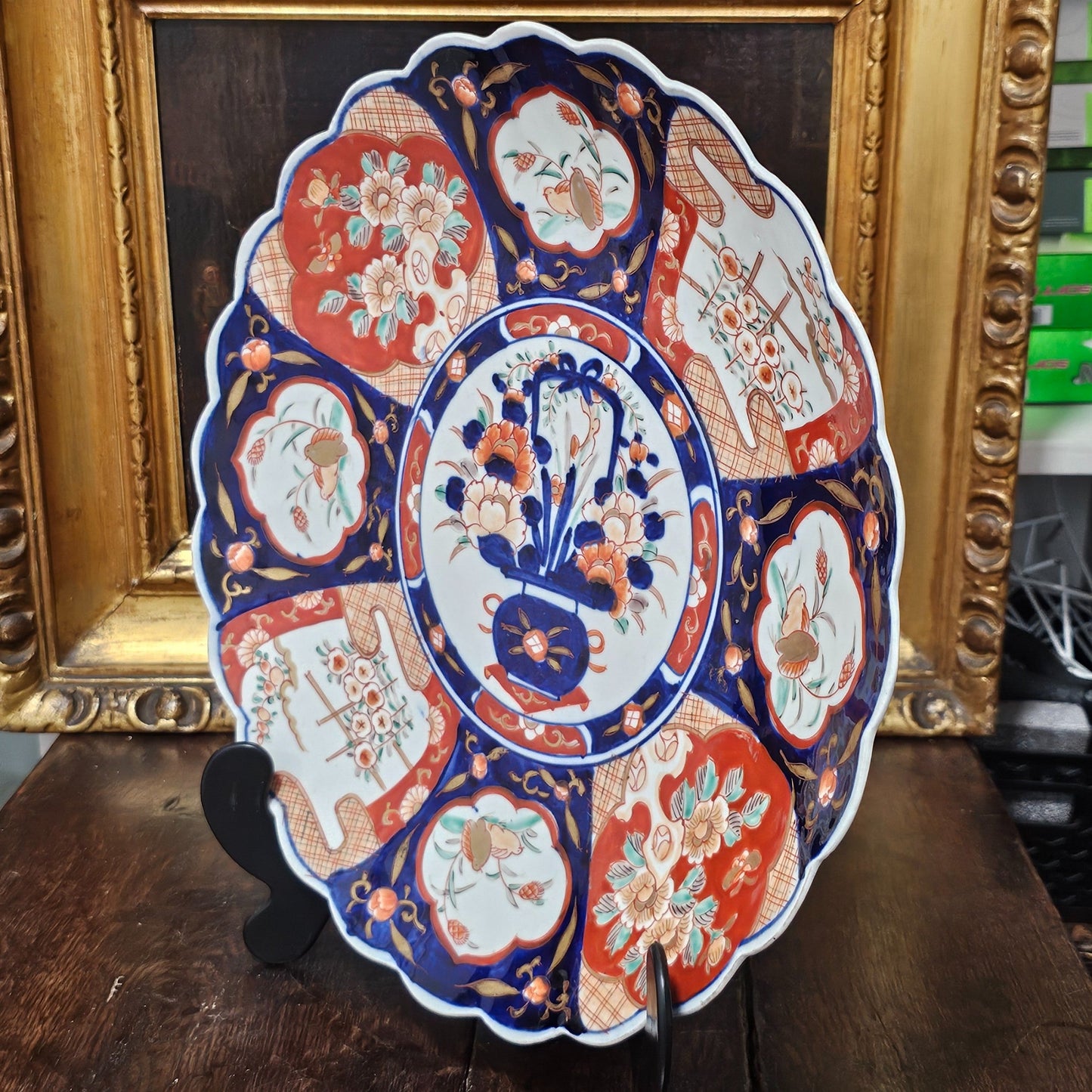 Large Late 19th/early 20thc Imari Charger 35.5cm