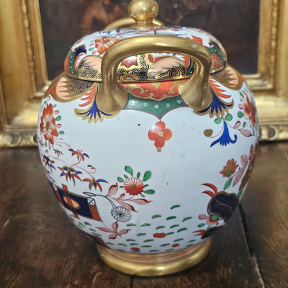 Beautiful Large 19thc Spode Pot Pourri Bowl And Cover