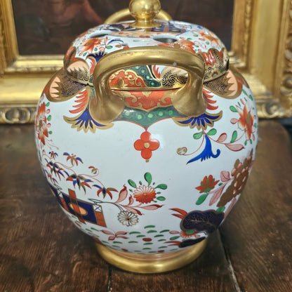 Beautiful Large 19thc Spode Pot Pourri Bowl And Cover