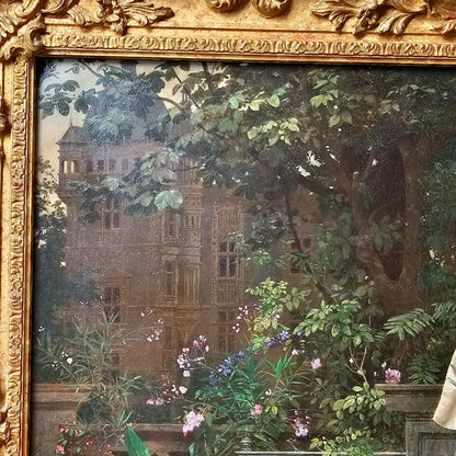 Exquisite 19th Century Painting By Paul Viry - Signed "1880 Paris"