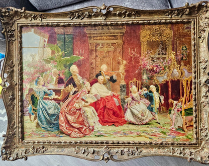 Exquisite Oil On Canvas By Joaquín Luque Y Roselló C1900