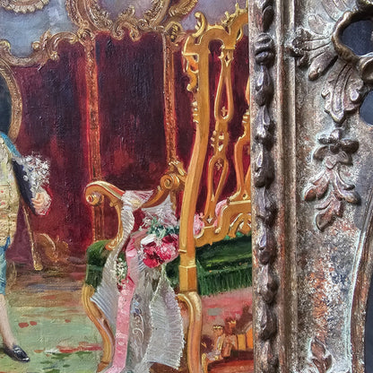 Exquisite Oil On Canvas By Joaquín Luque Y Roselló C1900
