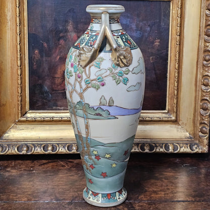 Stunning Early 20thc Nippon Vase C1920s