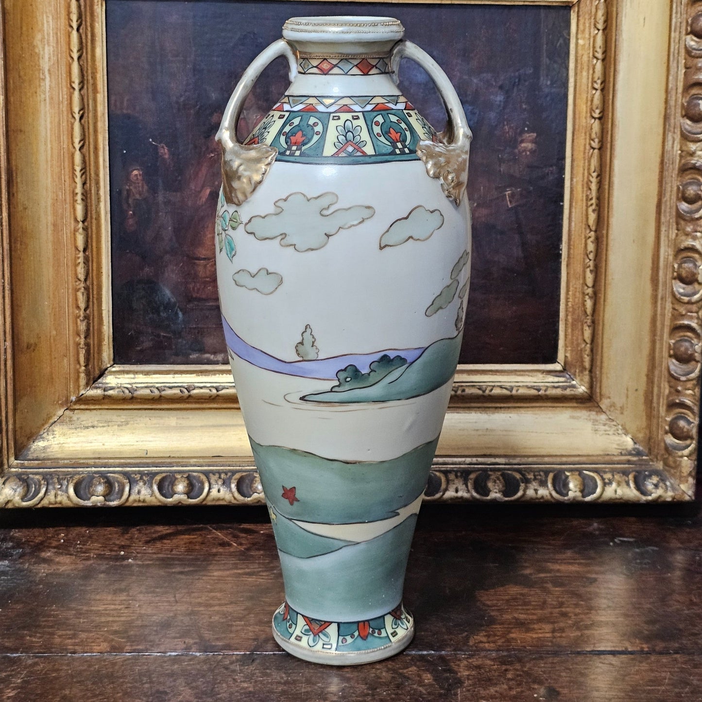 Stunning Early 20thc Nippon Vase C1920s