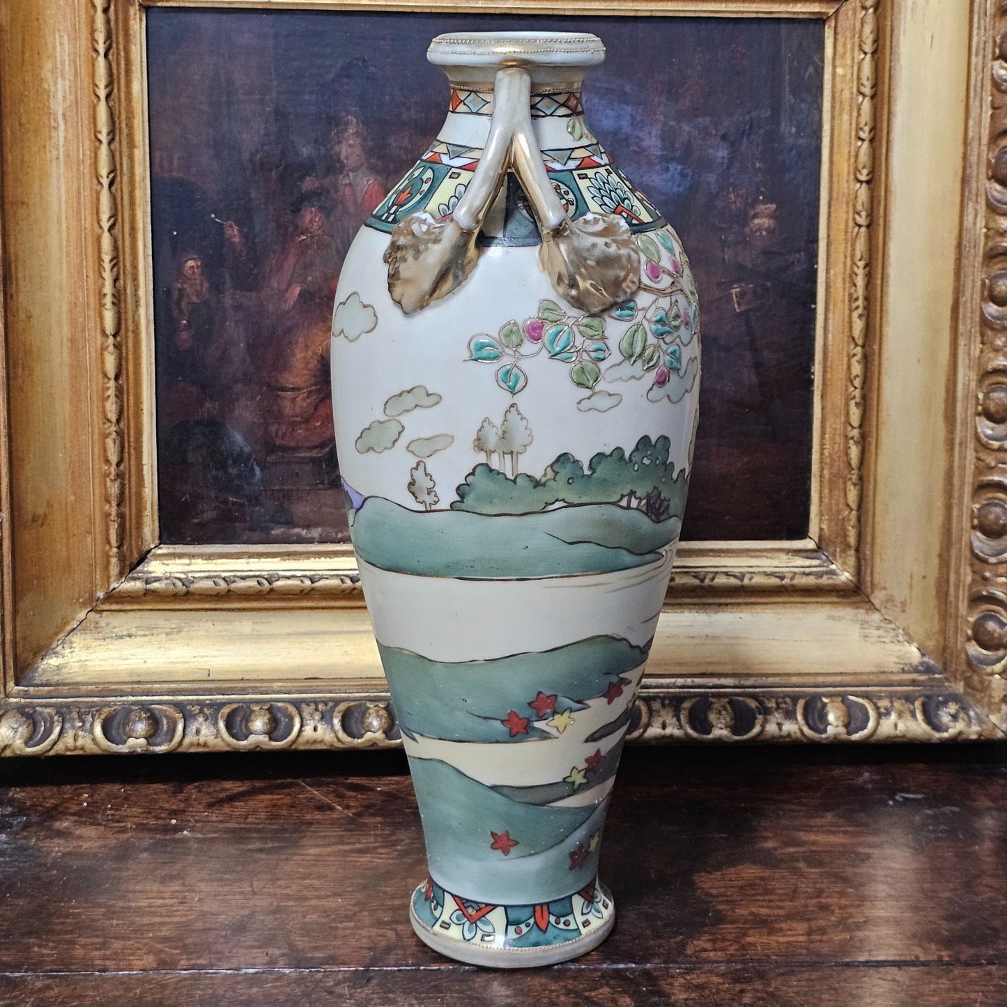 Stunning Early 20thc Nippon Vase C1920s