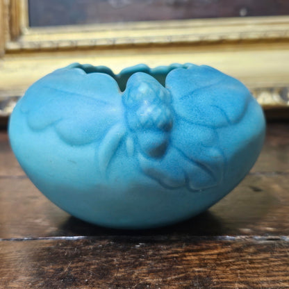 Rare Blue Turquoise Van Briggle Art Pottery Vase/bowl Excellent Circa 1920's