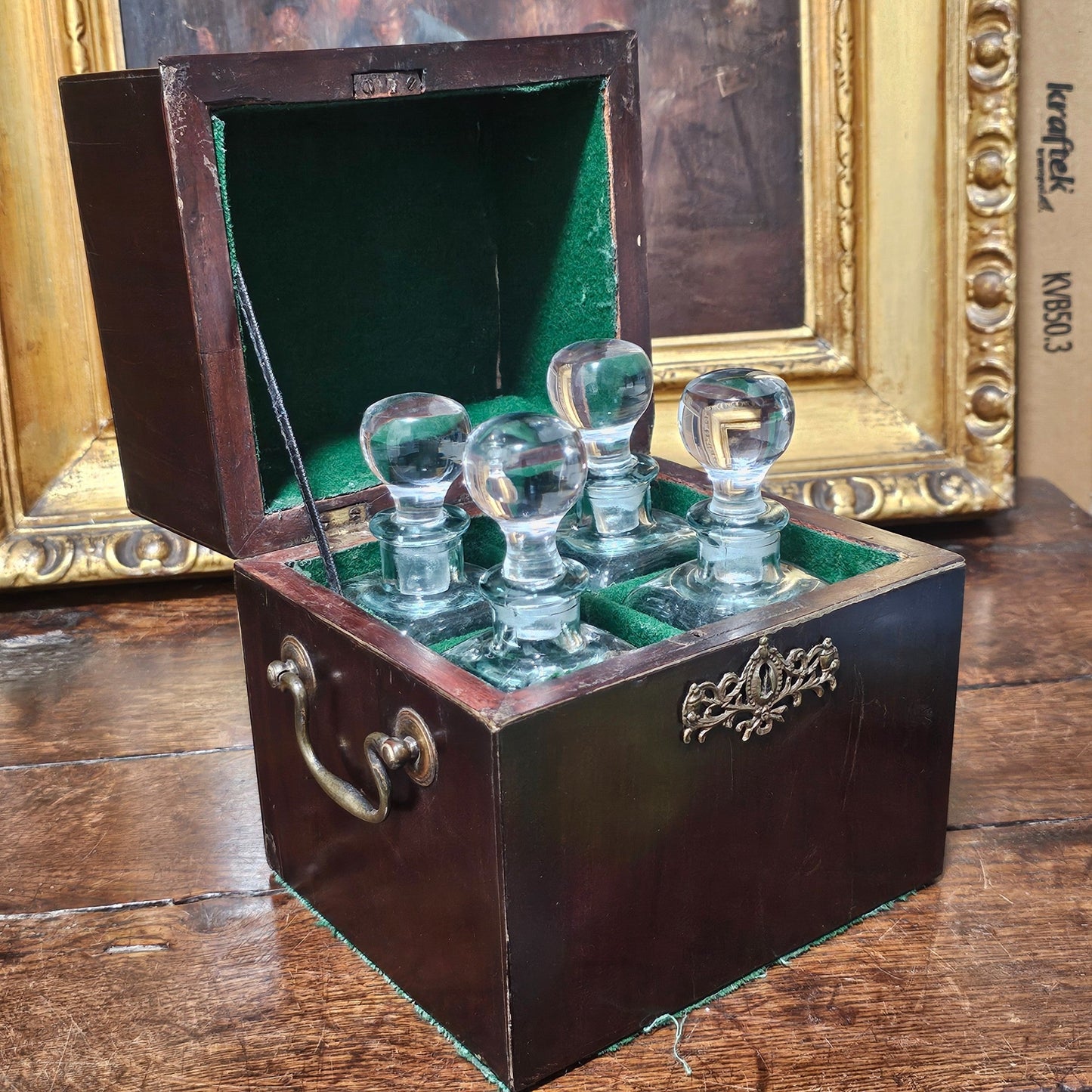 Georgian Mahogany Decanter Box C1820