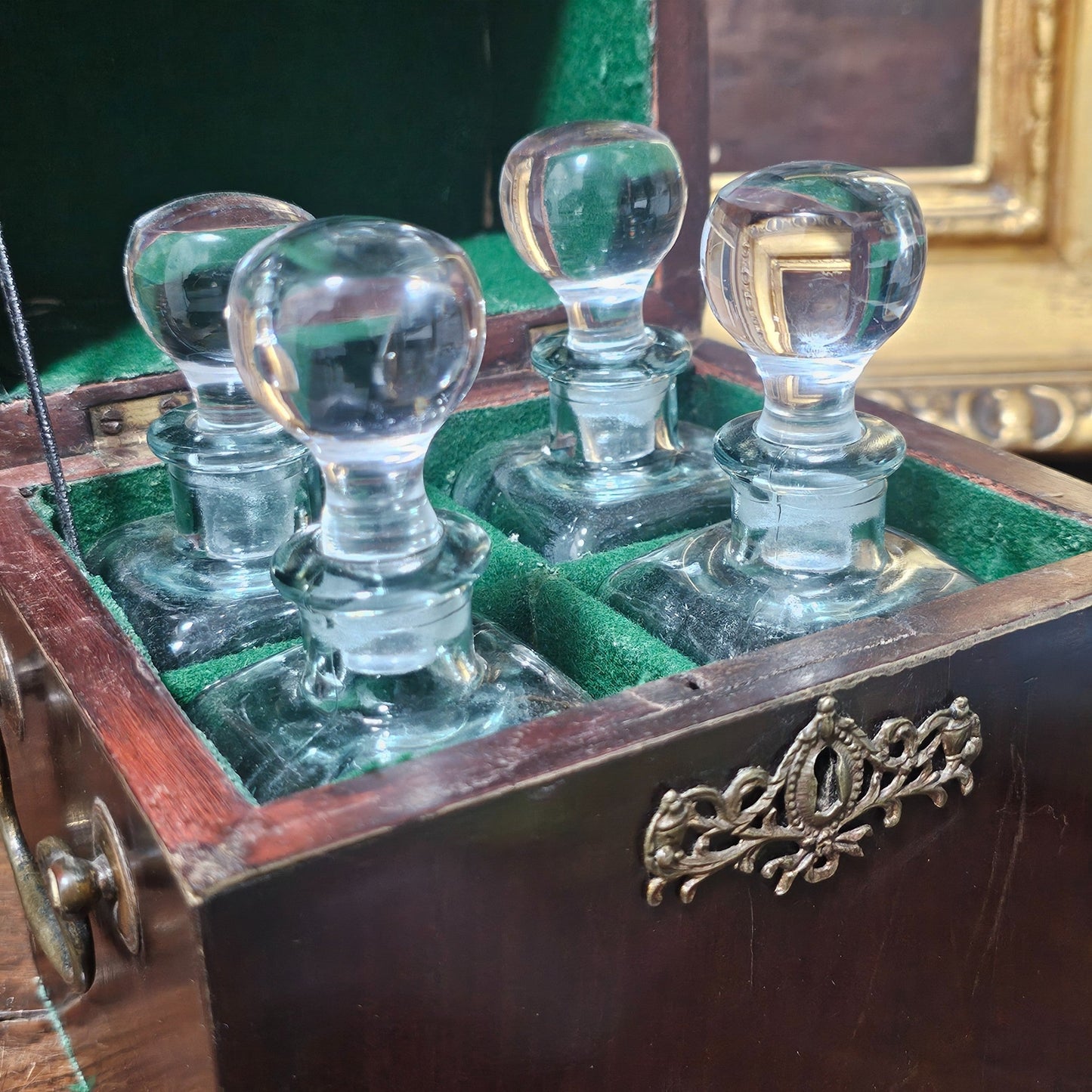 Georgian Mahogany Decanter Box C1820