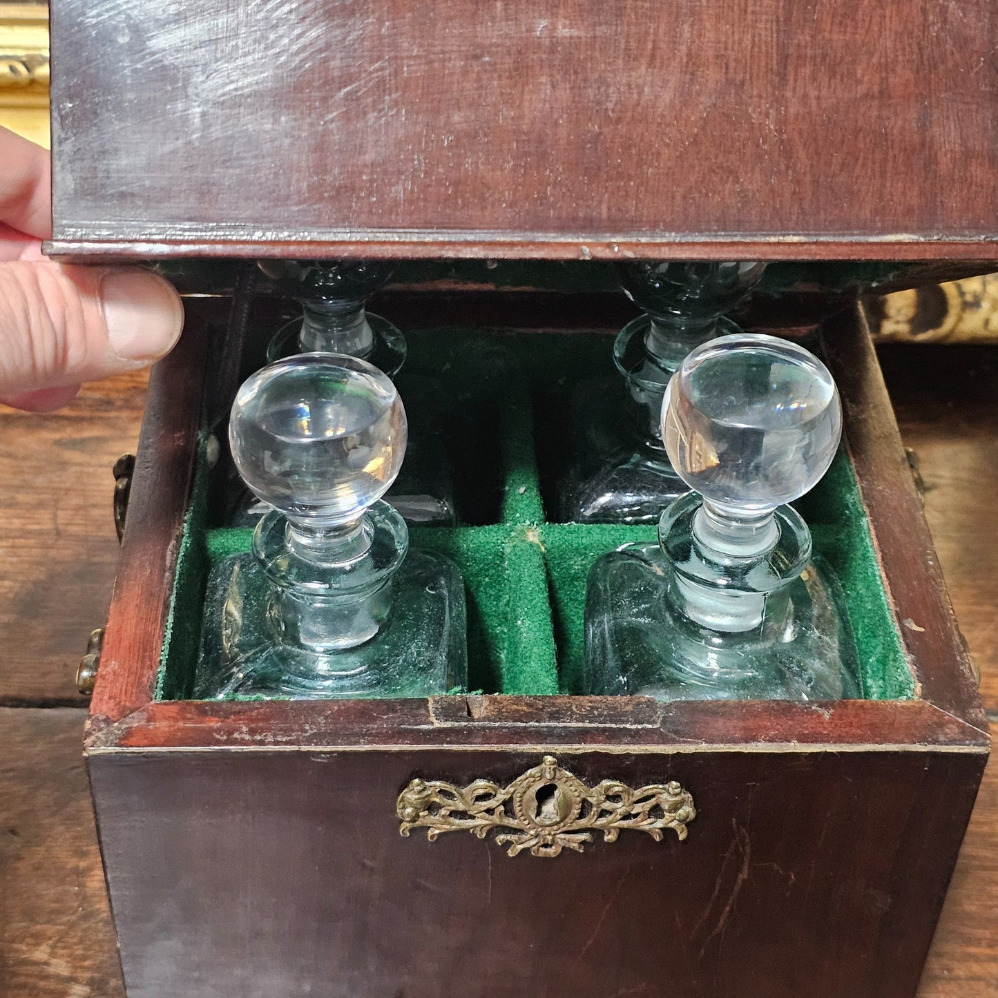 Georgian Mahogany Decanter Box C1820