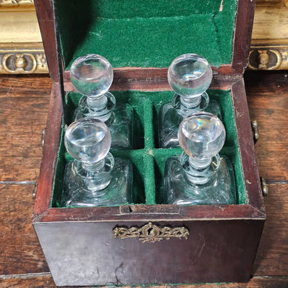 Georgian Mahogany Decanter Box C1820