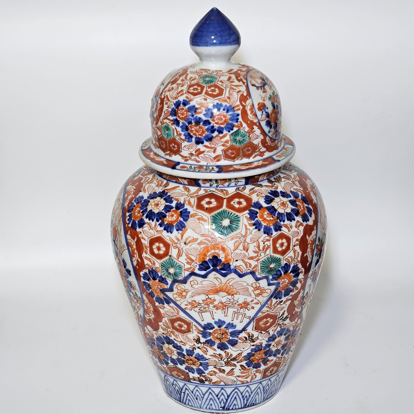 Super Quality 19thc Japanese Imari Ginger Jar & Lid 36.5cm