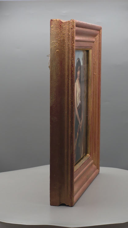 Beautiful Kpm Plaque 'Mignon' Signed F.Kohle